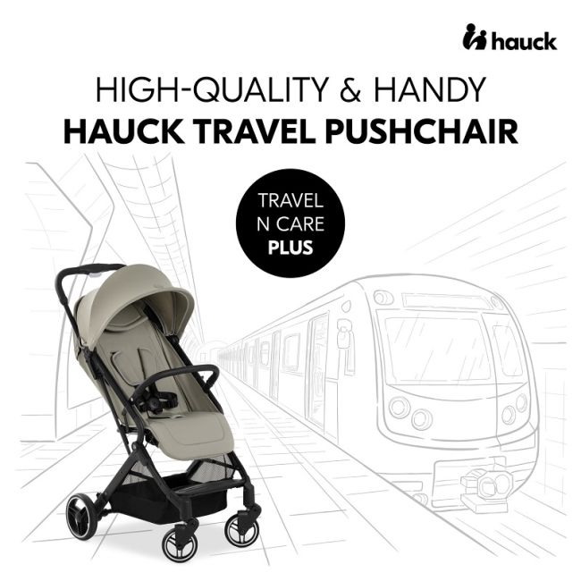 Carucior pentru copii Hauck Travel N Care PLUS, Olive EKDhk16020