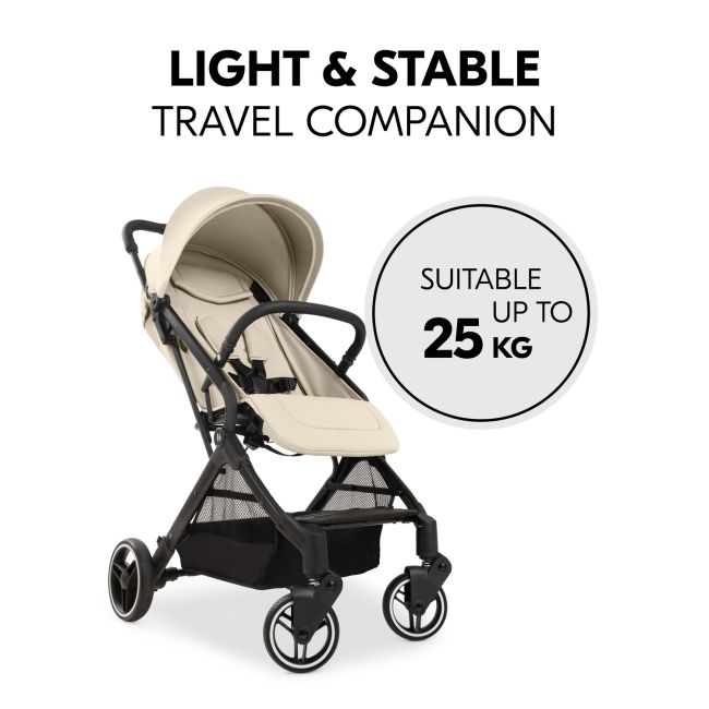 Carucior pentru copii Hauck Travel N Care PLUS, Vanilla EKDhk16025