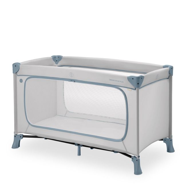 Patut de voiaj usor pliabil, Hauck, Dream N Play Plus, Dusty Blue EKDhk60098