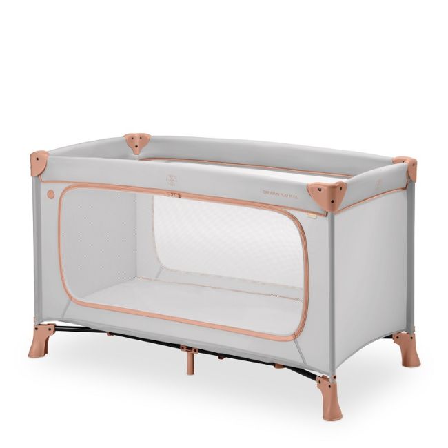 Patut de voiaj usor pliabil, Hauck, Dream N Play Plus, Dusty Cork EKDhk60100