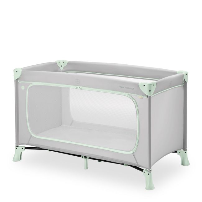 Patut de voiaj usor pliabil, Hauck, Dream N Play Plus, Dusty Mint EKDhk60099