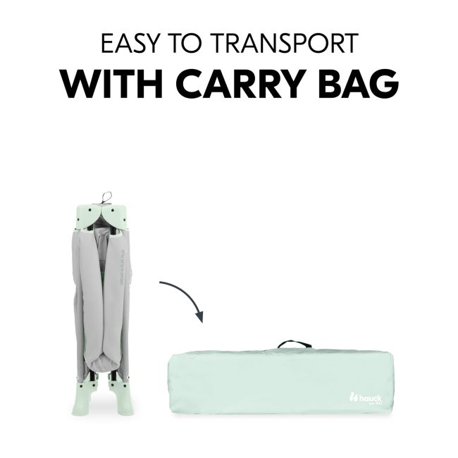 Patut de voiaj usor pliabil, Hauck, Dream N Play Plus, Dusty Mint EKDhk60099