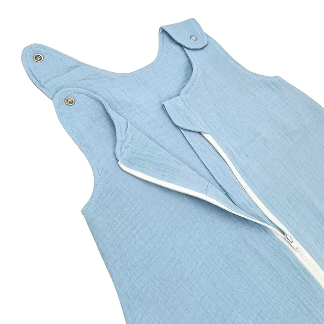 Sac de dormit copii 0.3 tog, din Muselina, Bluebird, 70 cm, 0.3 tog - Vara KDESDM70BLUEB