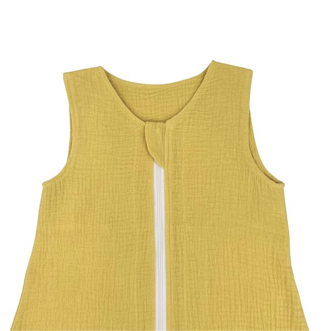Sac de dormit cu picioruse, din muselina, Lemonade, 100 cm, 0.3 tog-vara KDESDPM100LEMON