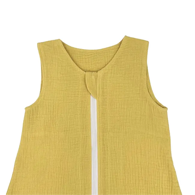 Sac de dormit cu picioruse, din muselina, Lemonade, 70 cm, 0.3 tog-vara KDESDPM70LEMON