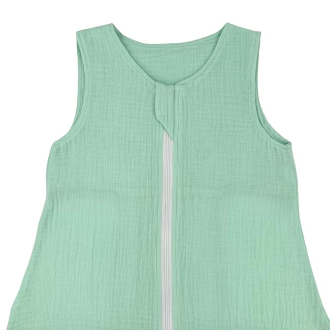 Sac de dormit cu picioruse, din muselina, Minty, 70 cm, 0.3 tog-vara KDESDPM70MINT