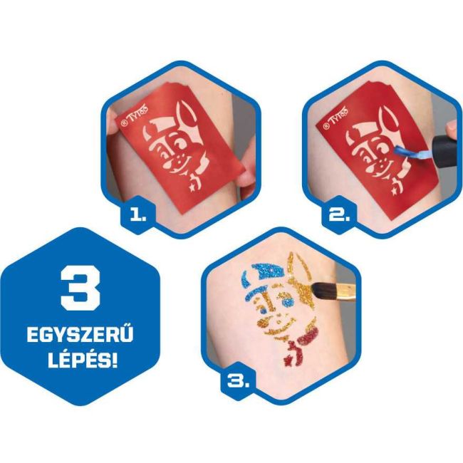 Set 12 sabloane pentru tatuaje temporare Paw Patrol Tytoo KKCSP4430059 BBJKKCSP4430059_Initiala
