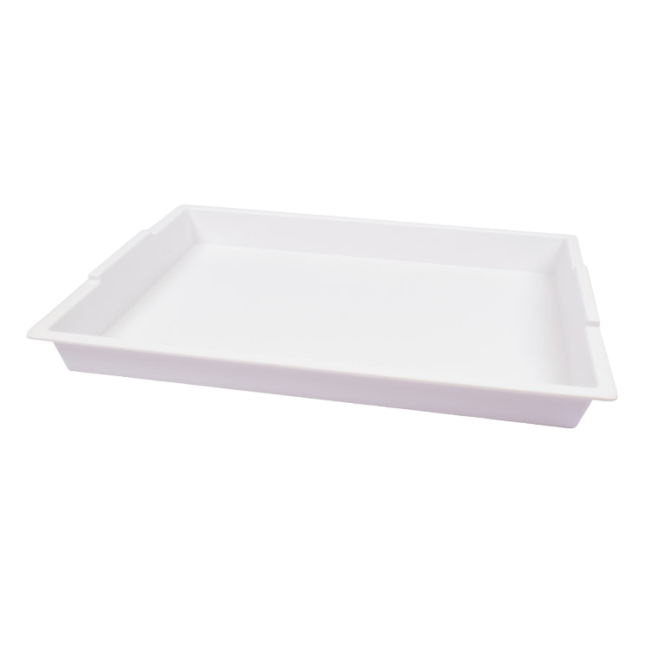 Set 4 tavi albe multifunctionale 40,5 x 30,5 x 4 cm, pentru gradinita si scoala - okepb2472216