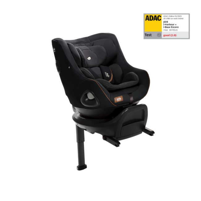 Set scaun auto rotativ i-size joie i-harbour signature eclipse, 40-105 cm + baza i-size i-base encore, testat adac si certificat r129 bbbc2104aaecl000set