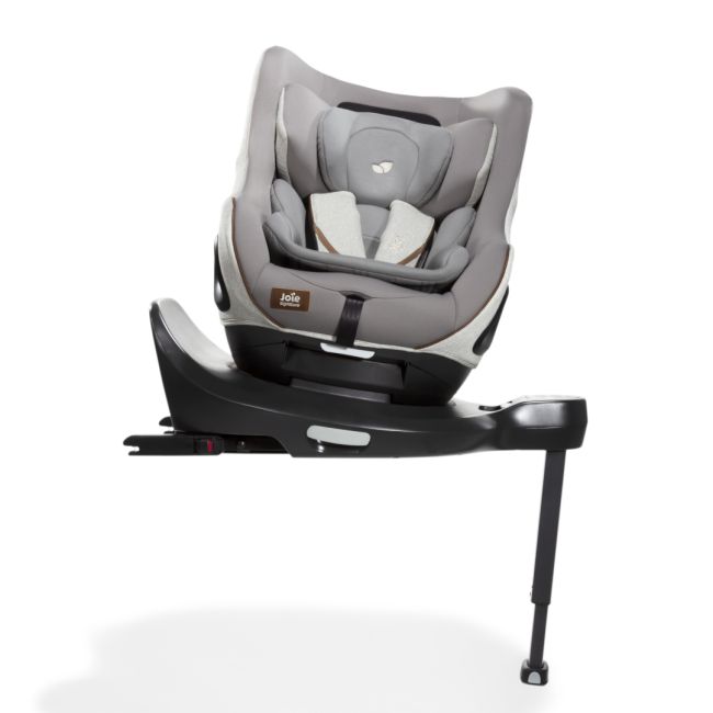 Set scaun auto rotativ i-size joie i-harbour signature oyster, 40-105 cm + baza i-size i-base encore, testat adac si certificat r129 bbbc2104aaoys000set