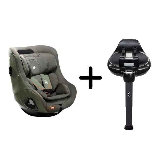 Set scaun auto rotativ i-size joie i-harbour signature pine, 40-105 cm + baza i-size i-base encore, testat adac si certificat r129 bbbc2104aapne000set