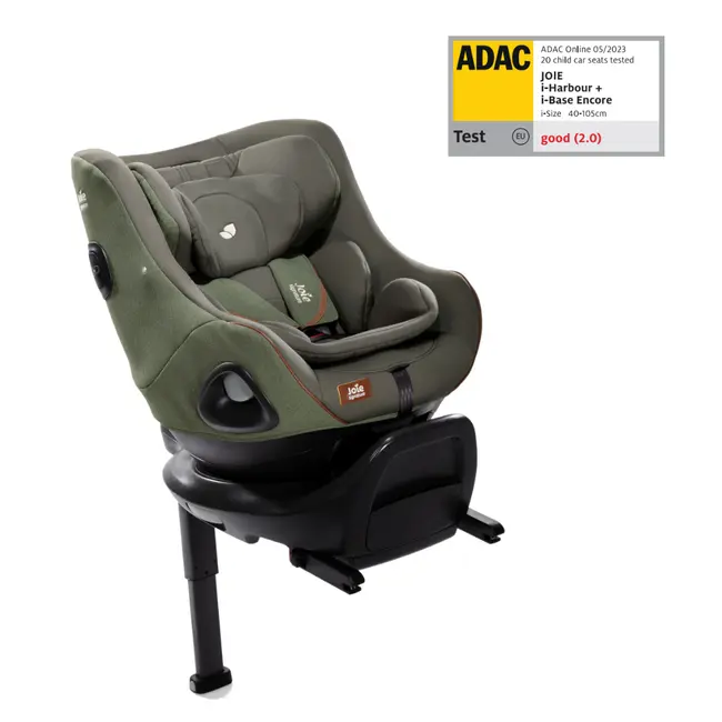 Set scaun auto rotativ i-size joie i-harbour signature pine, 40-105 cm + baza i-size i-base encore, testat adac si certificat r129 bbbc2104aapne000set