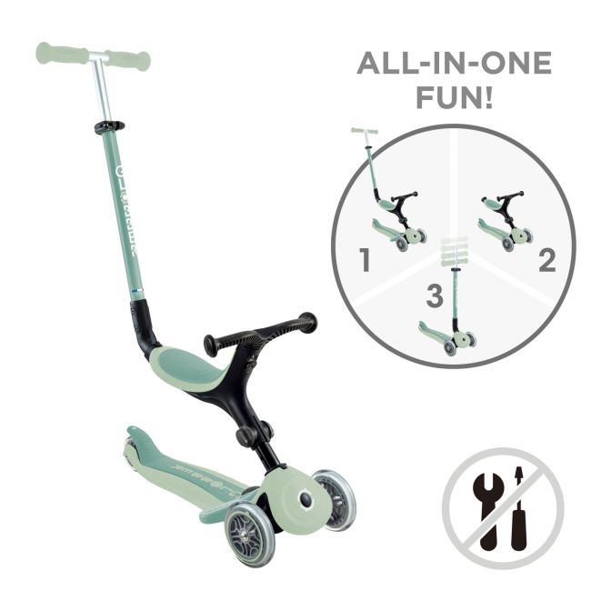 Trotineta globber go-up 4 in 1 active  ecologic verde fistic funk740-505