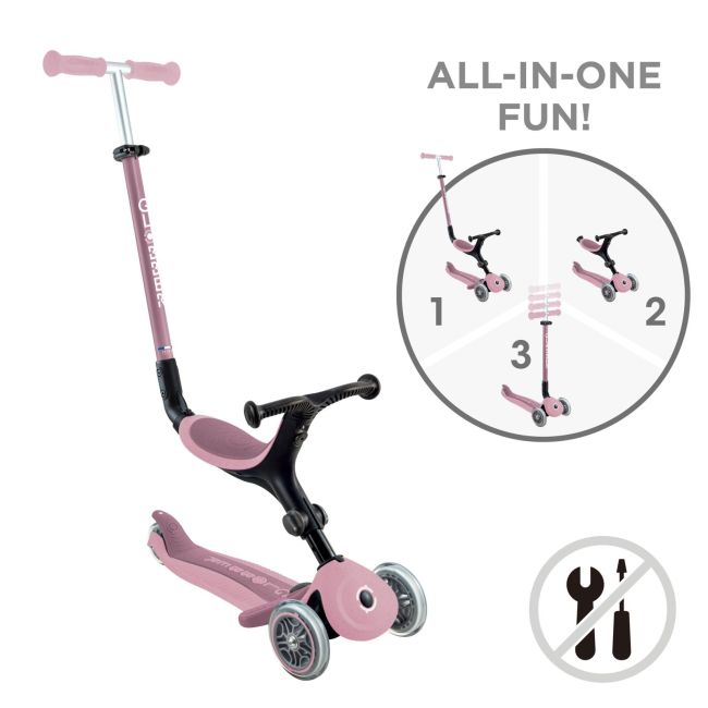 Trotineta globber go-up 4 in 1 active ecologic roz pal funk740-510