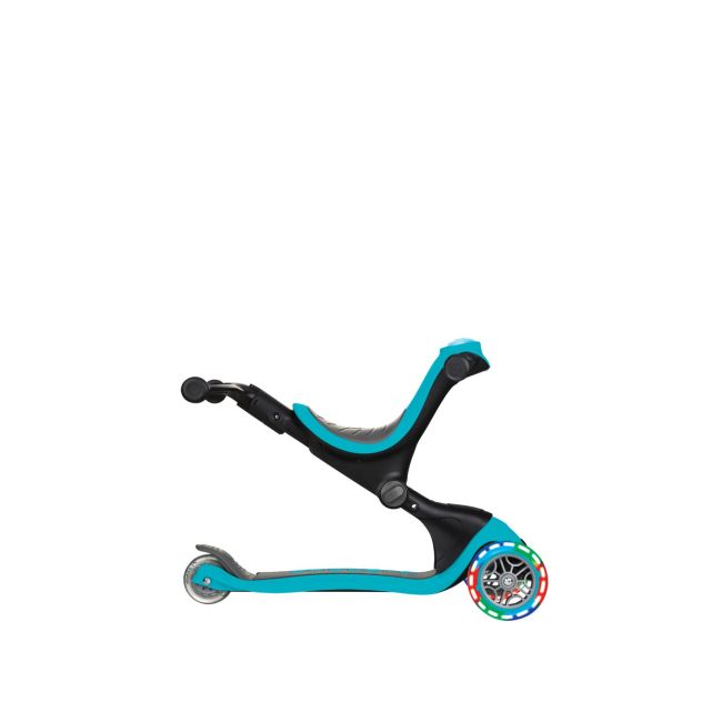 Trotineta globber go-up 4 in 1 deluxe lights turquoise funk646-105