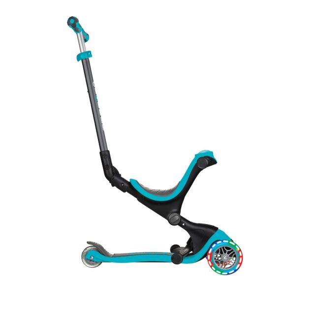Trotineta globber go-up 4 in 1 deluxe lights turquoise funk646-105