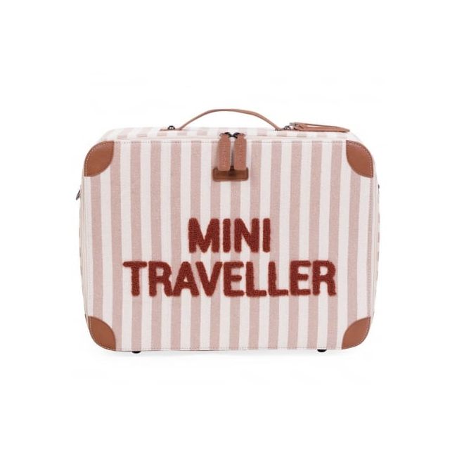 Valiza pentru copii Childhome Mini Traveller Nude Alb ERFCH-CWSCKSTNR