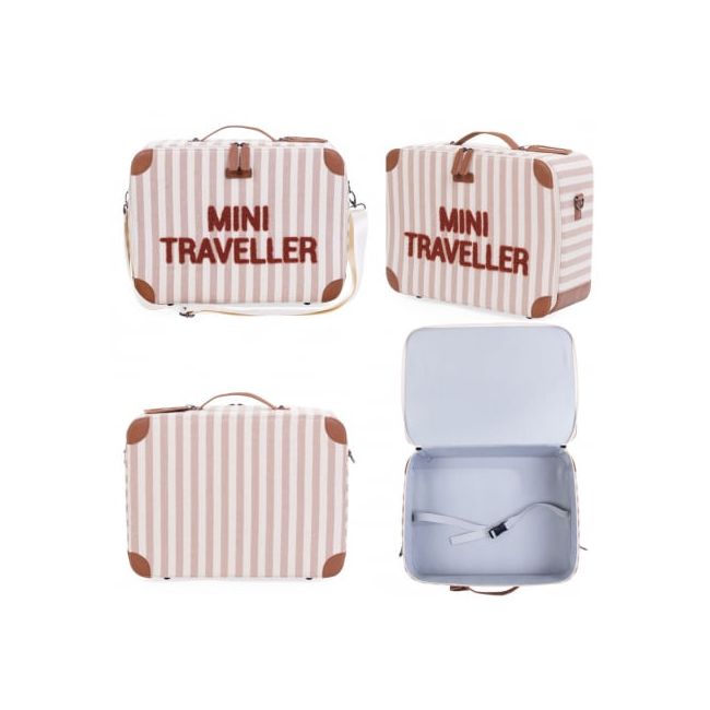 Valiza pentru copii Childhome Mini Traveller Nude Alb ERFCH-CWSCKSTNR