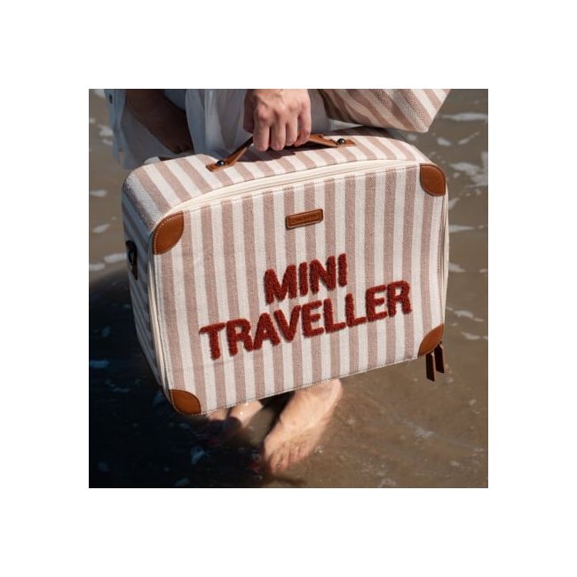 Valiza pentru copii Childhome Mini Traveller Nude Alb ERFCH-CWSCKSTNR