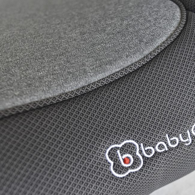 Babygo - scaun auto booster i-size, melange gray, 125-150 cm, certificat r129 bbbbgo-3509