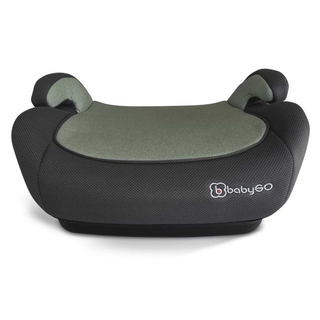 Babygo - scaun auto booster i-size, melange green, 125-150 cm, certificat r129 bbbbgo-35011