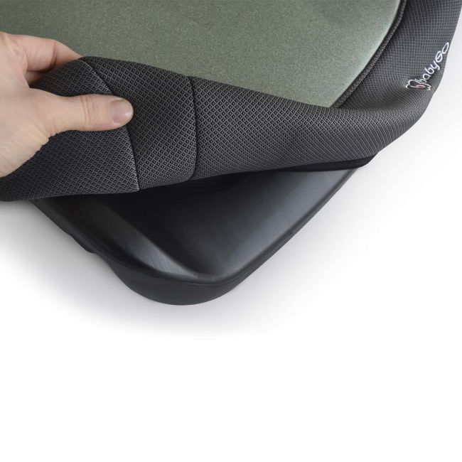 Babygo - scaun auto booster i-size, melange green, 125-150 cm, certificat r129 bbbbgo-35011