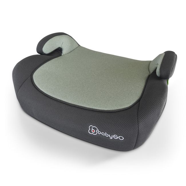 Babygo - scaun auto booster i-size, melange green, 125-150 cm, certificat r129 bbbbgo-35011