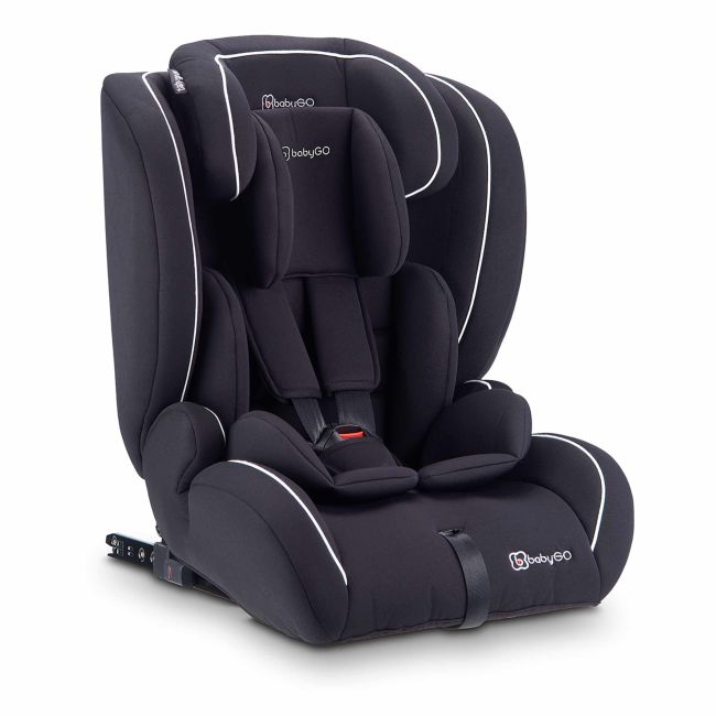 Babygo - scaun auto i-size freefix black, 76-150 cm, certificat r129 bbbbgo-2451