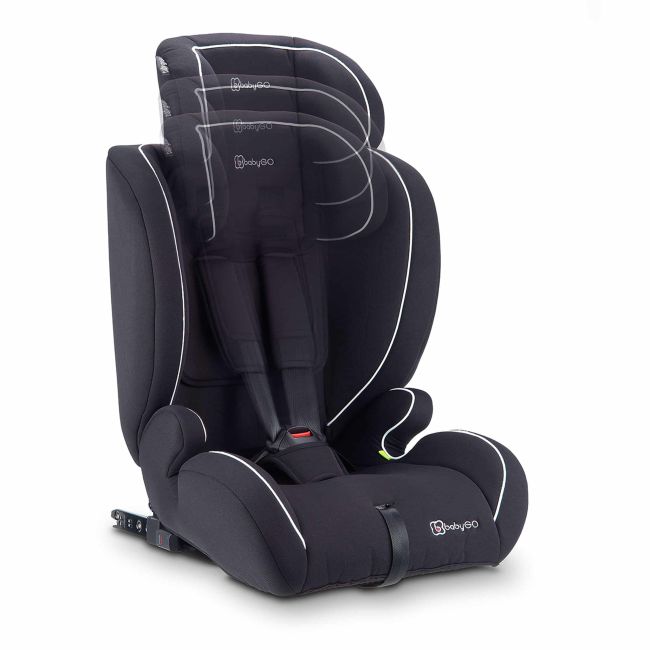 Babygo - scaun auto i-size freefix black, 76-150 cm, certificat r129 bbbbgo-2451