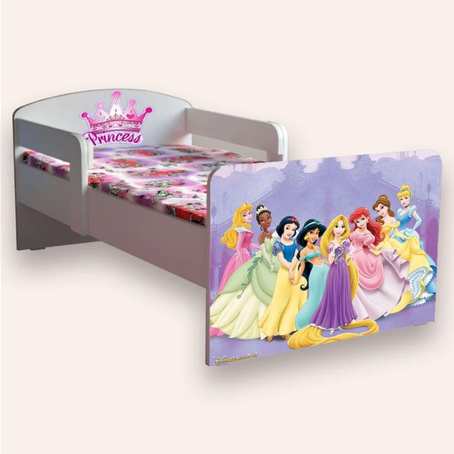 Pat Fete Printese Mare 2-12 Ani Cu Manere Varianta fara Saltea Cmg46495459639636