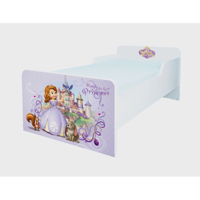 Pat Copii Sofia Mare 2-12 Ani Simplu Cu Saltea Inclusa 160x80 Cmg43805506044161