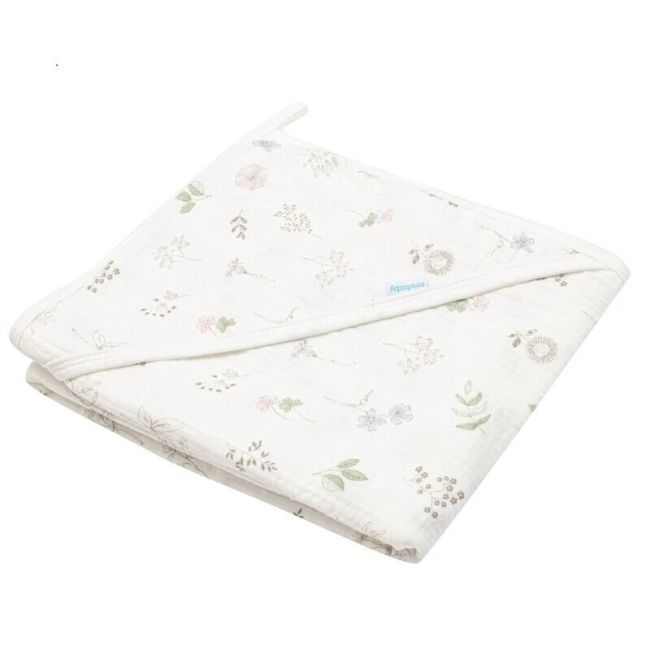 Prosop cu gluga, New Baby, Zoe, Din muselina, 90x90 cm, 0 luni+, Multicolor BYN55503