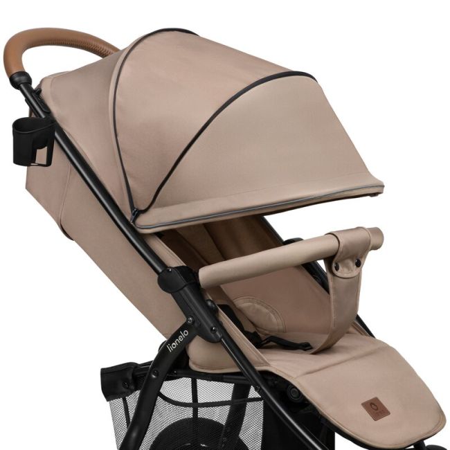 Carucior sport, Lionelo, Annet Plus, De la nastere, Cu accesorii si capotina XXL reglabila, 0 - 22 Kg, Conform cu standardele europene de securitate EN1888-1 si EN1888-2, Bej BYNLO-ANNET_PLUS_BEIGE_SAND
