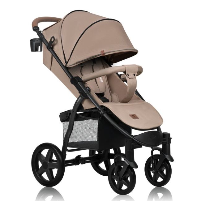 Carucior sport, Lionelo, Annet Plus, De la nastere, Cu accesorii si capotina XXL reglabila, 0 - 22 Kg, Conform cu standardele europene de securitate EN1888-1 si EN1888-2, Bej BYNLO-ANNET_PLUS_BEIGE_SAND