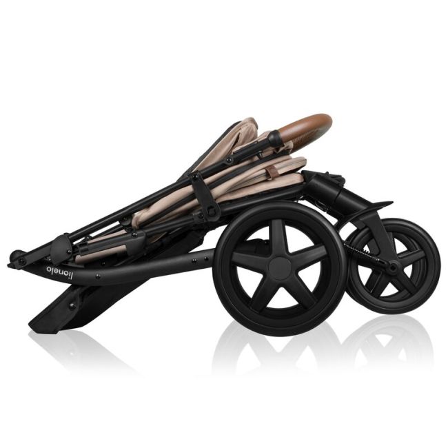 Carucior sport, Lionelo, Annet Plus, De la nastere, Cu accesorii si capotina XXL reglabila, 0 - 22 Kg, Conform cu standardele europene de securitate EN1888-1 si EN1888-2, Bej BYNLO-ANNET_PLUS_BEIGE_SAND