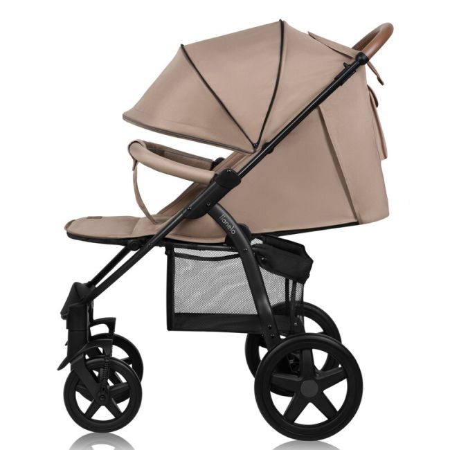 Carucior sport, Lionelo, Annet Plus, De la nastere, Cu accesorii si capotina XXL reglabila, 0 - 22 Kg, Conform cu standardele europene de securitate EN1888-1 si EN1888-2, Bej BYNLO-ANNET_PLUS_BEIGE_SAND
