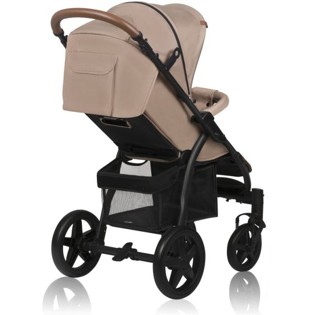 Carucior sport, Lionelo, Annet Plus, De la nastere, Cu accesorii si capotina XXL reglabila, 0 - 22 Kg, Conform cu standardele europene de securitate EN1888-1 si EN1888-2, Bej BYNLO-ANNET_PLUS_BEIGE_SAND