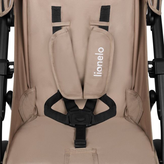 Carucior sport, Lionelo, Annet Plus, De la nastere, Cu accesorii si capotina XXL reglabila, 0 - 22 Kg, Conform cu standardele europene de securitate EN1888-1 si EN1888-2, Bej BYNLO-ANNET_PLUS_BEIGE_SAND