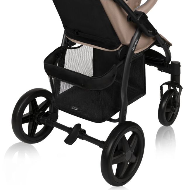 Carucior sport, Lionelo, Annet Plus, De la nastere, Cu accesorii si capotina XXL reglabila, 0 - 22 Kg, Conform cu standardele europene de securitate EN1888-1 si EN1888-2, Bej BYNLO-ANNET_PLUS_BEIGE_SAND