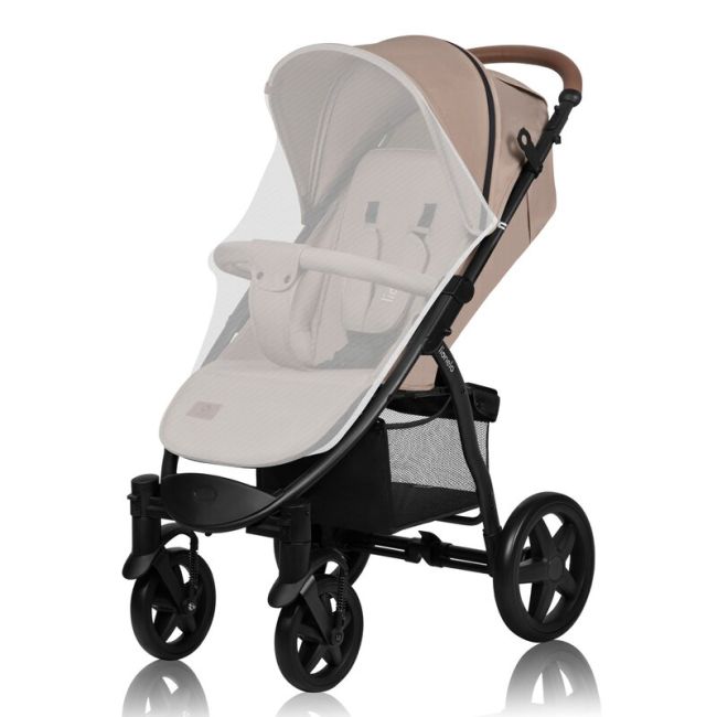 Carucior sport, Lionelo, Annet Plus, De la nastere, Cu accesorii si capotina XXL reglabila, 0 - 22 Kg, Conform cu standardele europene de securitate EN1888-1 si EN1888-2, Bej BYNLO-ANNET_PLUS_BEIGE_SAND