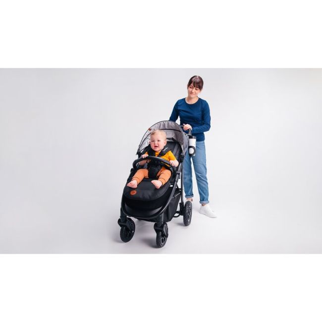 Carucior sport, Lionelo, Natt, De la nastere, Cu accesorii si capotina XXL reglabila, 0 - 22 kg, Conform cu standardele europene de securitate EN1888-1, EN1888-2, Verde BYNLO-NATT_GREEN_EMERALD