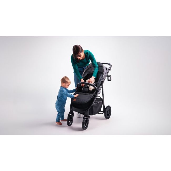 Carucior sport, Lionelo, Natt, De la nastere, Cu accesorii si capotina XXL reglabila, 0 - 22 kg, Conform cu standardele europene de securitate EN1888-1, EN1888-2, Verde BYNLO-NATT_GREEN_EMERALD