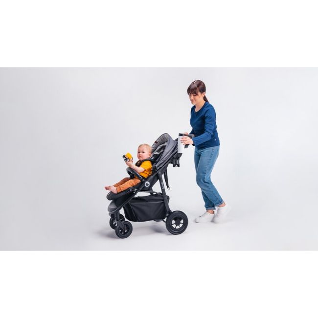 Carucior sport, Lionelo, Natt, De la nastere, Cu accesorii si capotina XXL reglabila, 0 - 22 kg, Conform cu standardele europene de securitate EN1888-1, EN1888-2, Verde BYNLO-NATT_GREEN_EMERALD