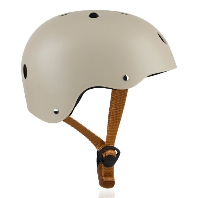 Casca pentru copii, Lionelo, Reglabila 50-56 cm, Din ABS si EPS, Conform cu standardul EN1078, Bej BYNLO-HELMET_BEIGE_SAND