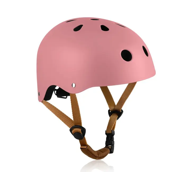 Casca pentru copii, Lionelo, Reglabila 50-56 cm, Din ABS si EPS, Conform cu standardul EN1078, Roz BYNLO-HELMET_PINK_ROSE