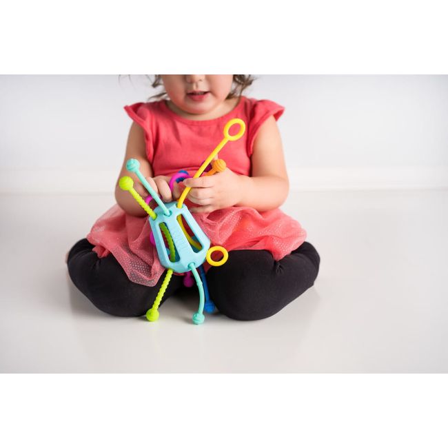 Jucarie senzoriala de dezvoltare reflex prindere zippee mobizip1