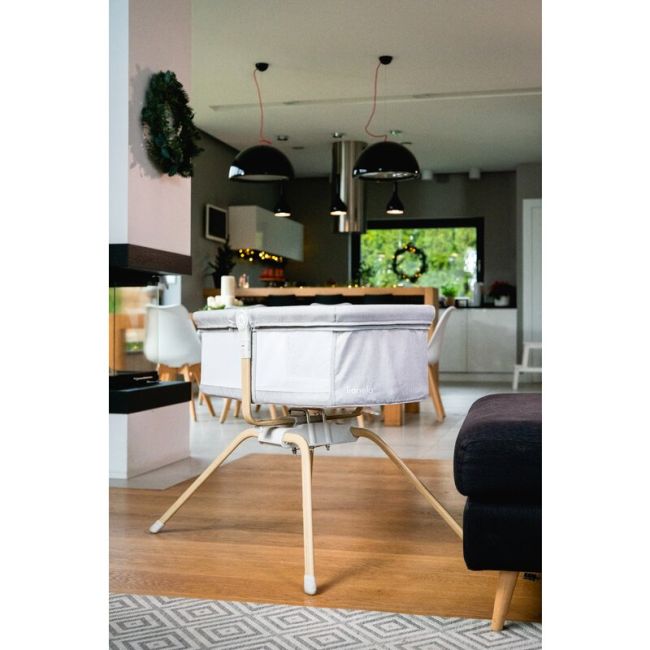 Patut balansoar, Lionelo, Malin Evo, 3 in 1, Pliabil, 0-9 kg, Geanta Transport, Asamblare Rapida, Ultra-Usor, Conform cu standardele europeane de securitate EN1130 si EN16890, Bej BYNLO-MALIN_EVO_BEIGE_NATURAL