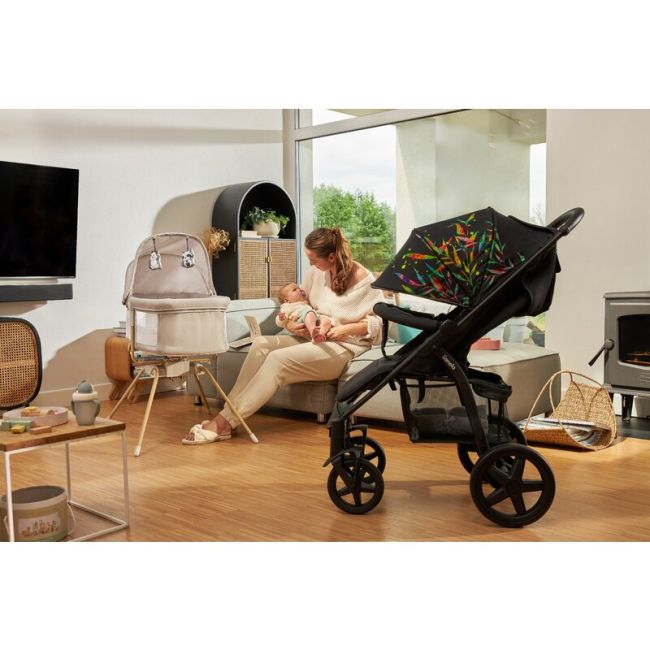 Patut balansoar, Lionelo, Malin Evo, 3 in 1, Pliabil, 0-9 kg, Geanta Transport, Asamblare Rapida, Ultra-Usor, Conform cu standardele europeane de securitate EN1130 si EN16890, Bej BYNLO-MALIN_EVO_BEIGE_NATURAL