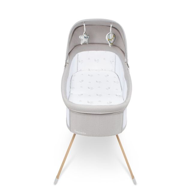 Patut balansoar, Lionelo, Malin Evo, 3 in 1, Pliabil, 0-9 kg, Geanta Transport, Asamblare Rapida, Ultra-Usor, Conform cu standardele europeane de securitate EN1130 si EN16890, Bej BYNLO-MALIN_EVO_BEIGE_NATURAL