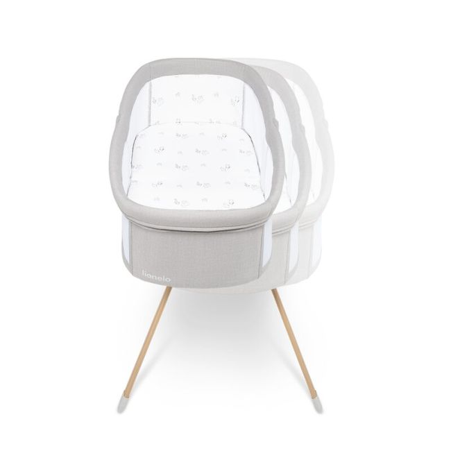 Patut balansoar, Lionelo, Malin Evo, 3 in 1, Pliabil, 0-9 kg, Geanta Transport, Asamblare Rapida, Ultra-Usor, Conform cu standardele europeane de securitate EN1130 si EN16890, Bej BYNLO-MALIN_EVO_BEIGE_NATURAL